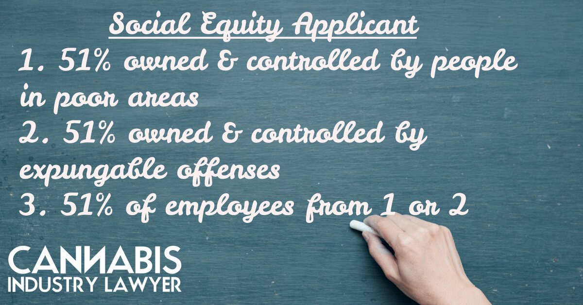 social equity applicant is