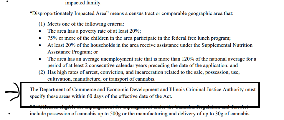 disproportionately impacted areas