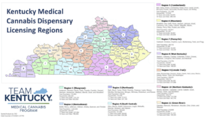 Kentucky Cannabis License Map