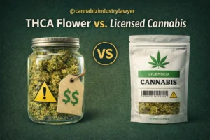 thca flower vs licensed cannabis