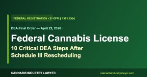federal cannabis license